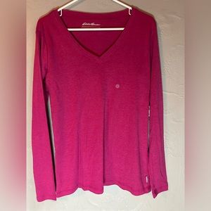 Eddie Bauer. Women’s long sleeve shirt size large.